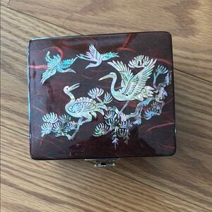Elegant Mother of Pearl Look Inlay Box
